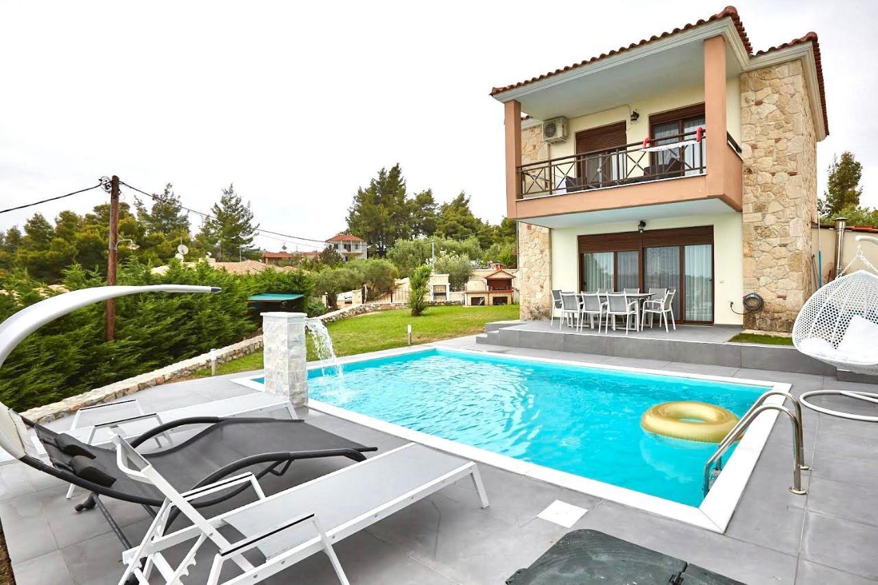 Earthy Boutique Luxurious House -Marble Luxury House Villa Paliouri Exterior foto