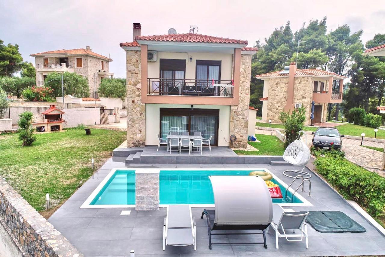 Earthy Boutique Luxurious House -Marble Luxury House Villa Paliouri Exterior foto
